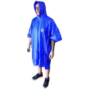 Poncho PVC azul transparente 0,12 mm