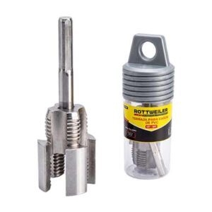 Terraja y macho para taladro 1/2" - 3/4" (set x 2 piezas)