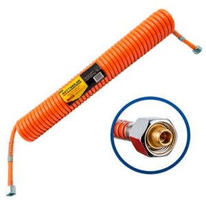Manguera espiralada para compresor 1/4" x 15 mt liviana