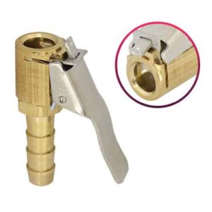 Pico michelin c/ valvula a palanca - racord 8 mm