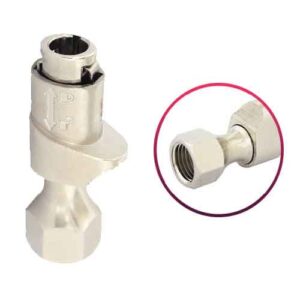Pico p/ inflar acople ATC 31 - rosca 1/4" H