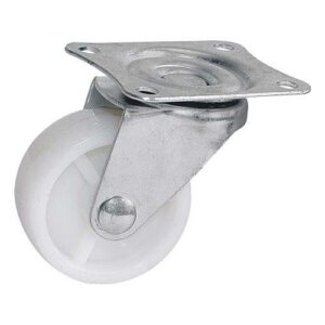 Rueda PP blanco 50 mm base giratoria
