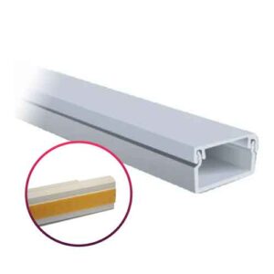 Cable canal 14 x 7   liston autoadhesivo 2 mts.