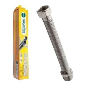 Flexible extens. ac. inox. p/gas natural 3/4" x 20-42