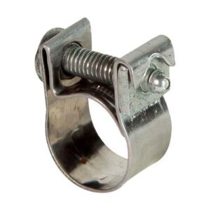 Abrazadera tornillo y tuerca banda 9 mm diam. 8 - 10 mm