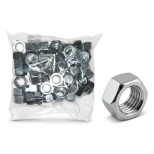 Tuerca Hexagonal Grado 2 Zinc. 1" - 8  (x 10 un.)