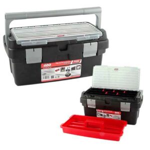 Caja mod. 400 asa plastica c/bandeja (400x225x190 mm)